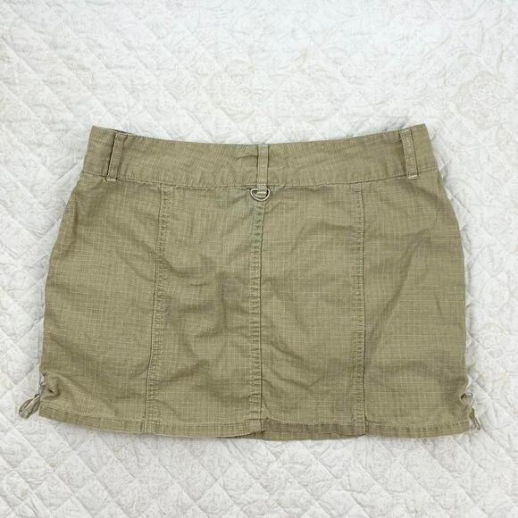 Be Bop Y2k Beige Cargo Mini Skirt - Picture 6 of 6